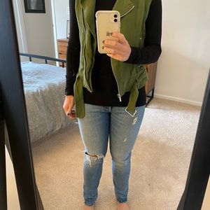 Elizabeth and James Tegan Biker Vest